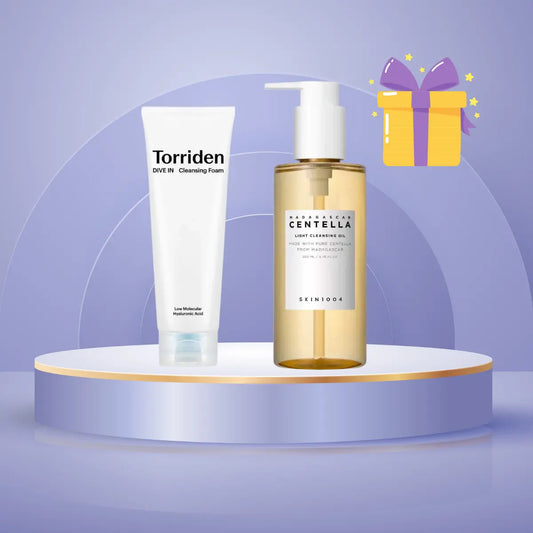 KIT Doble Limpieza SKC | Centella Asiática + Ácido Hialurónico + Regalo