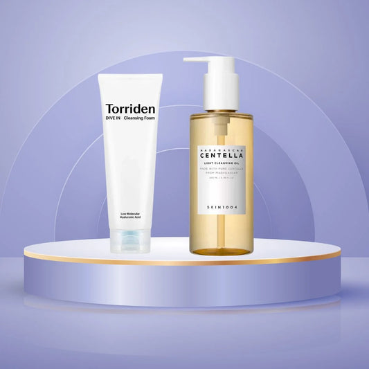 KIT Doble Limpieza SKC | Centella Asiática + Ácido Hialurónico + Regalo