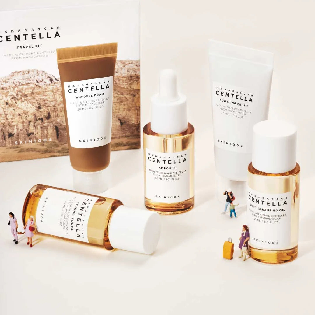 Kit rutina de viaje Madagascar Centella - SKIN1004 + regalo