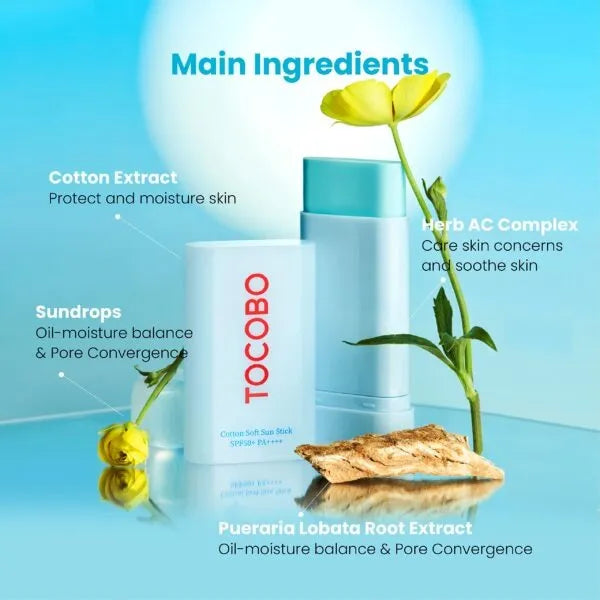 Protector Solar Tocobo Cotton Soft Sun Stick 19g