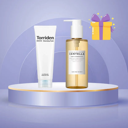 KIT Doble Limpieza SKC | Centella Asiática + Ácido Hialurónico + Regalo