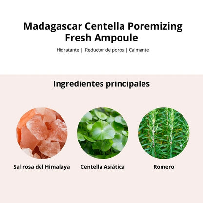 Ampolla SKIN1004 Madagascar Centella Poremizing Fresh Ampoule 100 ml